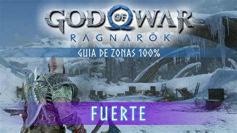 God of War Ragnarok Guia de Zonas 100 Fuerte Localización