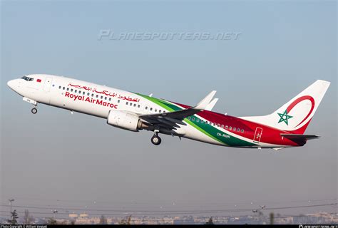 CN RGN Royal Air Maroc Boeing 737 8B6 WL Photo By William Verguet ID