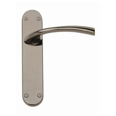 Black Nickel Scimitar Lever Door Handles UK Door Handles