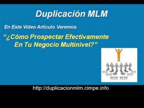 Como Prospectar En Tu Negocio Multinivel YouTube