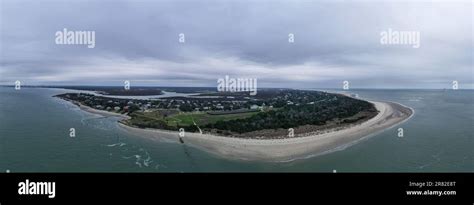 Aerial view of Fort Moultrie on Sullivan's island Charleston, South ...