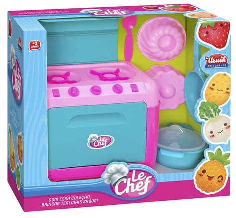 Kit Cozinha Infantil Panelinhas Fog O Geladeira Le Chef Nig