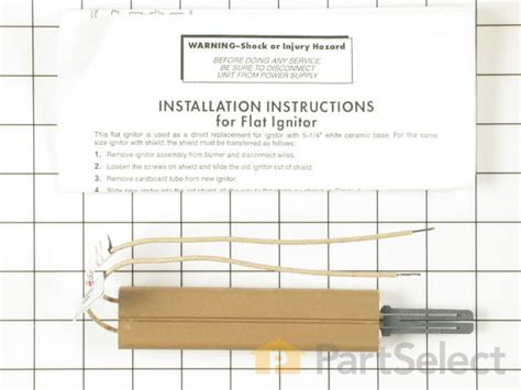 Official Whirlpool 786324 Flat Style Oven Igniter PartSelect