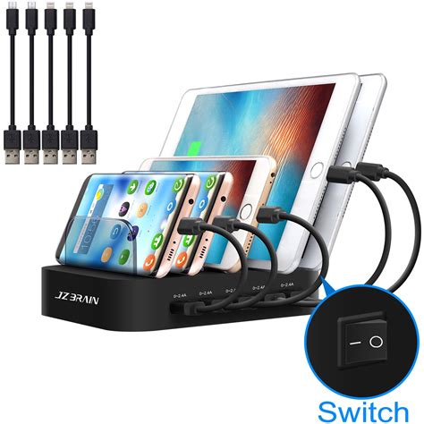 Multi Device Usb Charging Station Jzbrain Port Tablet Charging Dock