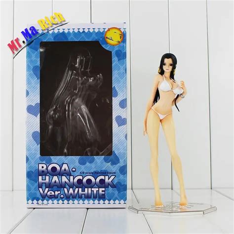 22cm One Piece Boa Hancock Ver White Sexy Bikini Doll Pvc Model Toys