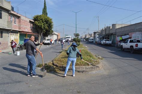 Gobierno De Chimalhuac N Realiza Jornada De Limpieza En Av Ignacio