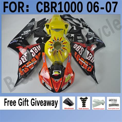 Abs Motorcycle Injection Mold Fairings Kit Fit For Honda Cbr Rr