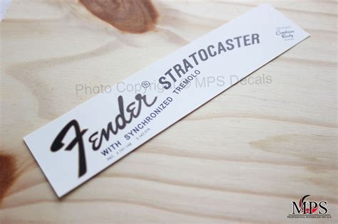 Guitar Headstock Waterslide Decals And Stickers Professional Mps Guitar Restorations