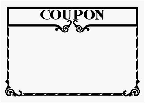 Blank Coupon Clipart - Blank Coupon Clip Art, HD Png Download ...