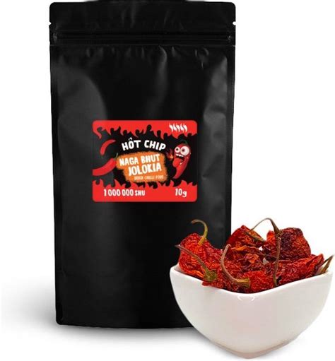 Bhut Jolokia Peper Gedroogde Ghost Pepper Pepers 1 Miljoen Scoville