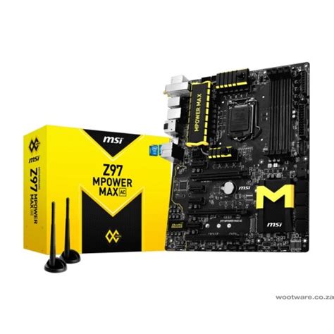 Msi Z Mpower Max Ac Intel Z Chipset Socket Atx Desktop