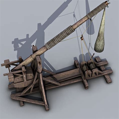 Medieval Trebuchet 3d Model