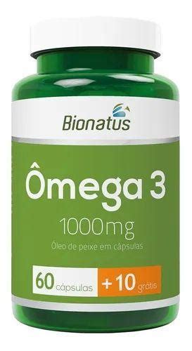 Ômega 3 Green 1000 Mg Bionatus 130 Cápsulas Ômega 3 Óleo de Peixe