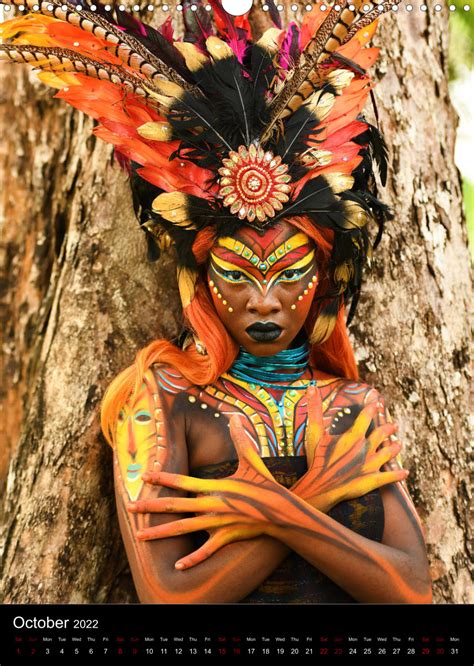 Equatorial Guinea Bodypainting Festival Origins CALVENDO