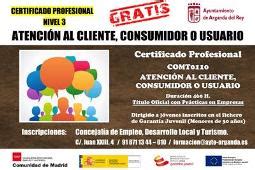 Nuevo Certificado De Profesionalidad De Atenci N Al Cliente Consumidor