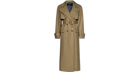 Balmain Paris Trench Coat In Natural Lyst