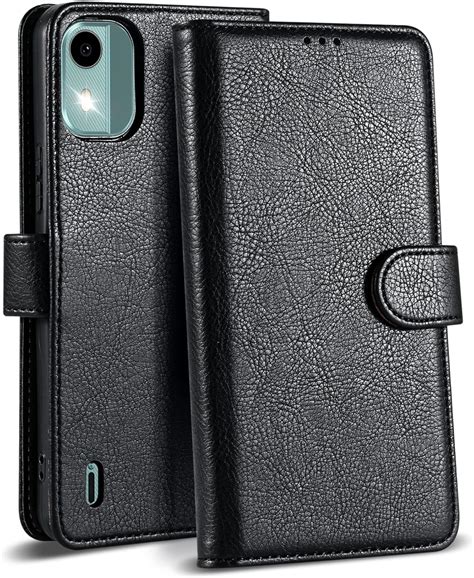 Case Collection pour Nokia C12 Coque de Telephone en Cuir de Première