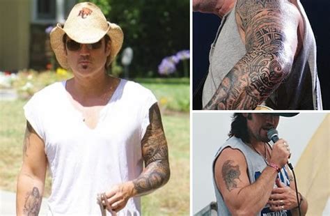 The Cyrus Family Tattoos - Miley, Trace and Billy Ray