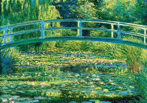 Puzzle Claude Monet Staw Z Liliami Wodnymi Element W