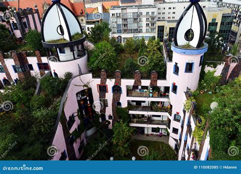 Hundertwasser`s Green Citadel Of Magdeburg Editorial Image Image Of