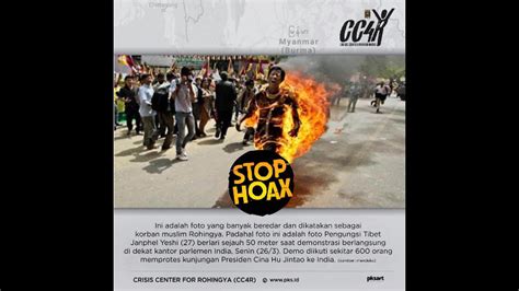 Pks Teliti Literasi Dari Kasus Foto Hoax Rohingya