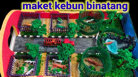 Cara Membuat Maket Kebun Binatang Tema Kelas Youtube