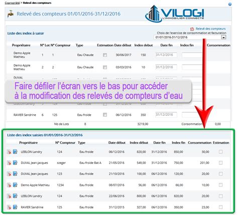 Modifer Le Relev Des Compteurs D Eau Des Copropri Taires Avec Le