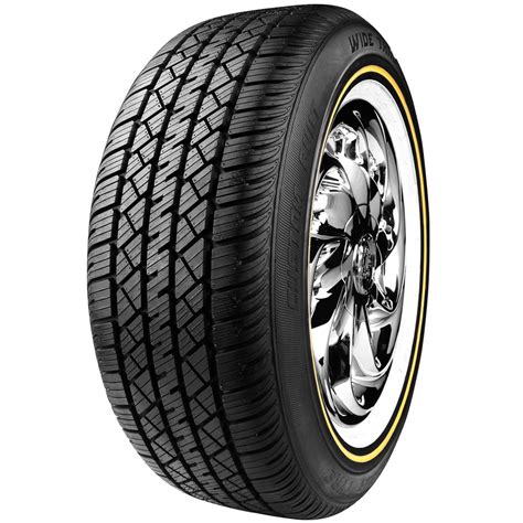 Vogue Wide Trac Touring Tire Ii White And Gold Sidewall P22560r16