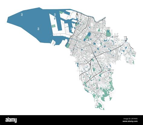 Sakai Map Detailed Map Of Sakai City Administrative Area Cityscape