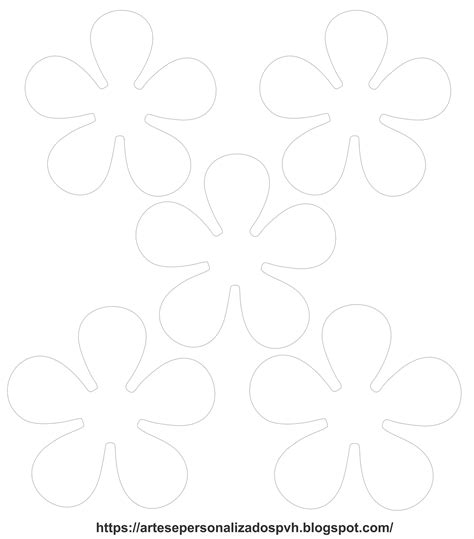 Molde De Flores Png