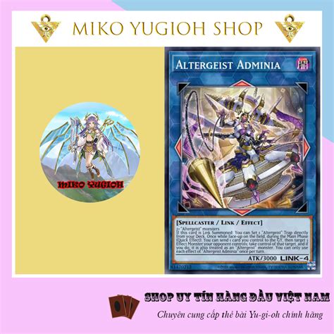 Miko Yugioh Thẻ Bài Yugioh Chính Hãng Tiếng Nhật Altergeist Adminia Dune Shopee Việt Nam