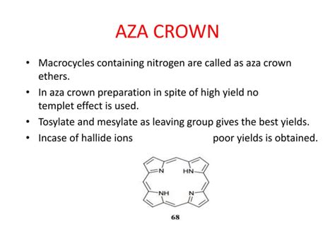 Crown Ethers Ppt Ppt