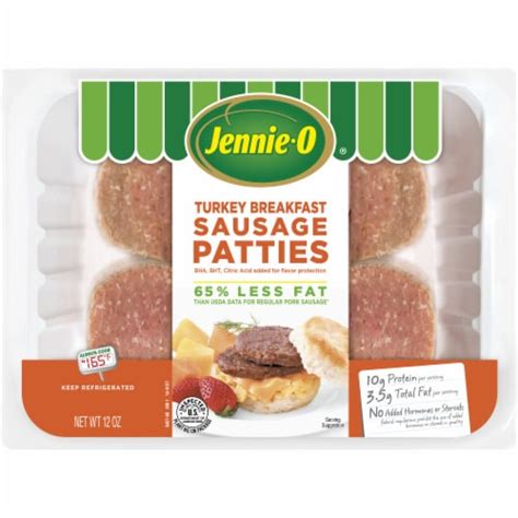 Jennie O 90 Lean Turkey Breakfast Sausage Patties 12 Oz Qfc