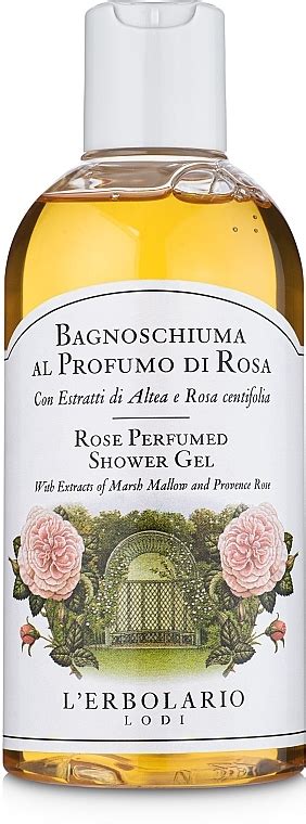 L Erbolario Bagnoschiuma Al Profumo Di Rosa Rose Bath Foam Shower