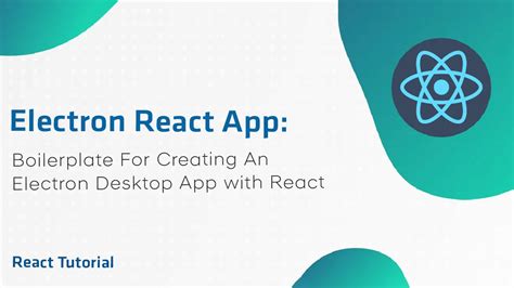 Boilerplate For Creating An Electron Desktop App With React