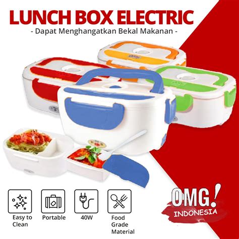 Jual Kotak Makan Elektrik Dengan Penghangat Makanan Lunch Box Electric