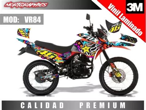 Calcoman As Para Moto Dm Modelo Vr En Venta En Tehuacan Puebla