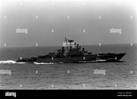 A Starboard Beam View Of A Soviet Krivak Ii Class Guided Missile