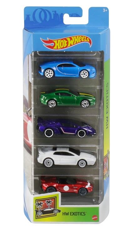 Hot Wheels 5 Pack Asst 1806 autó BRENDON babaáruházak