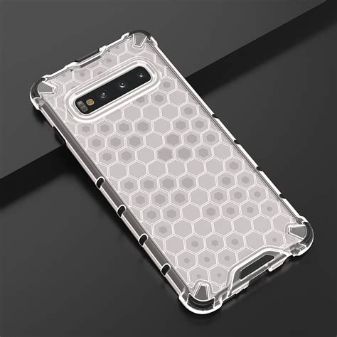 Honeycomb Shock Absorber TPU PC Silicone Hybrid Phone Casing For