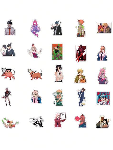 Toei Animation Chainsaw Man Pcs Officially Licensed Vinyl Sticker