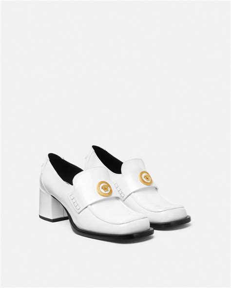 Лаковые лодочки-лоферы Alia 55 мм | VERSACE