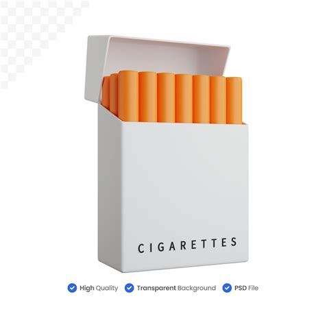 Paquete De Cigarrillos De Ilustraci N De Icono D Archivo Psd Premium