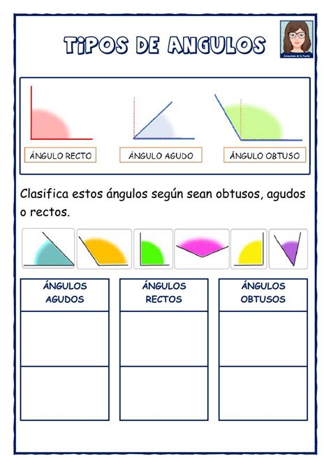 Tipos De Ngulos E P Online Worksheet For Primaria Artofit