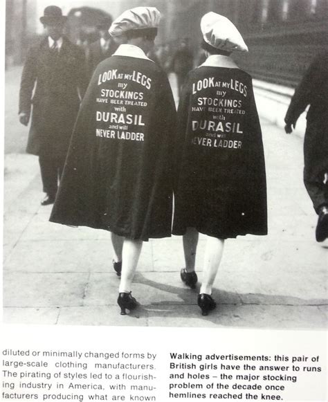 Walking Adverts For Stockings In The 1920s Quirky Photography Vintage