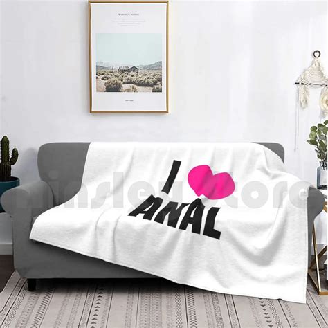 I Love Anal Blanket Fashion Custom I Love I Heart Heart Love Anal Butt