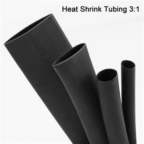 Heat Shrink Tubing Black Marine Grade Wire Wrap Adhesive Glue Lined