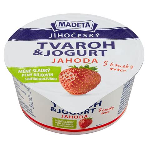 Madeta South Bohemian Cottage Cheese Yogurt Strawberry G Tesco