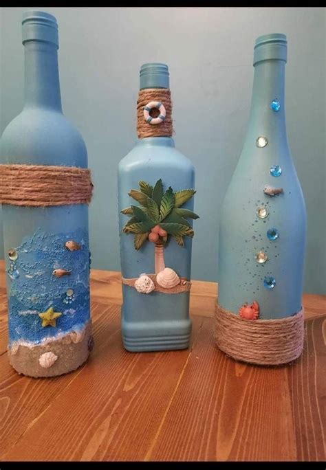 Glass Bottle Ideas Garrafas Pintadas Garrafas Decoradas Artesanato