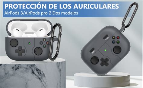 LEKOU Funda Para AirPods 3 Airpods Pro 2 Case Para AirPods 3 Con